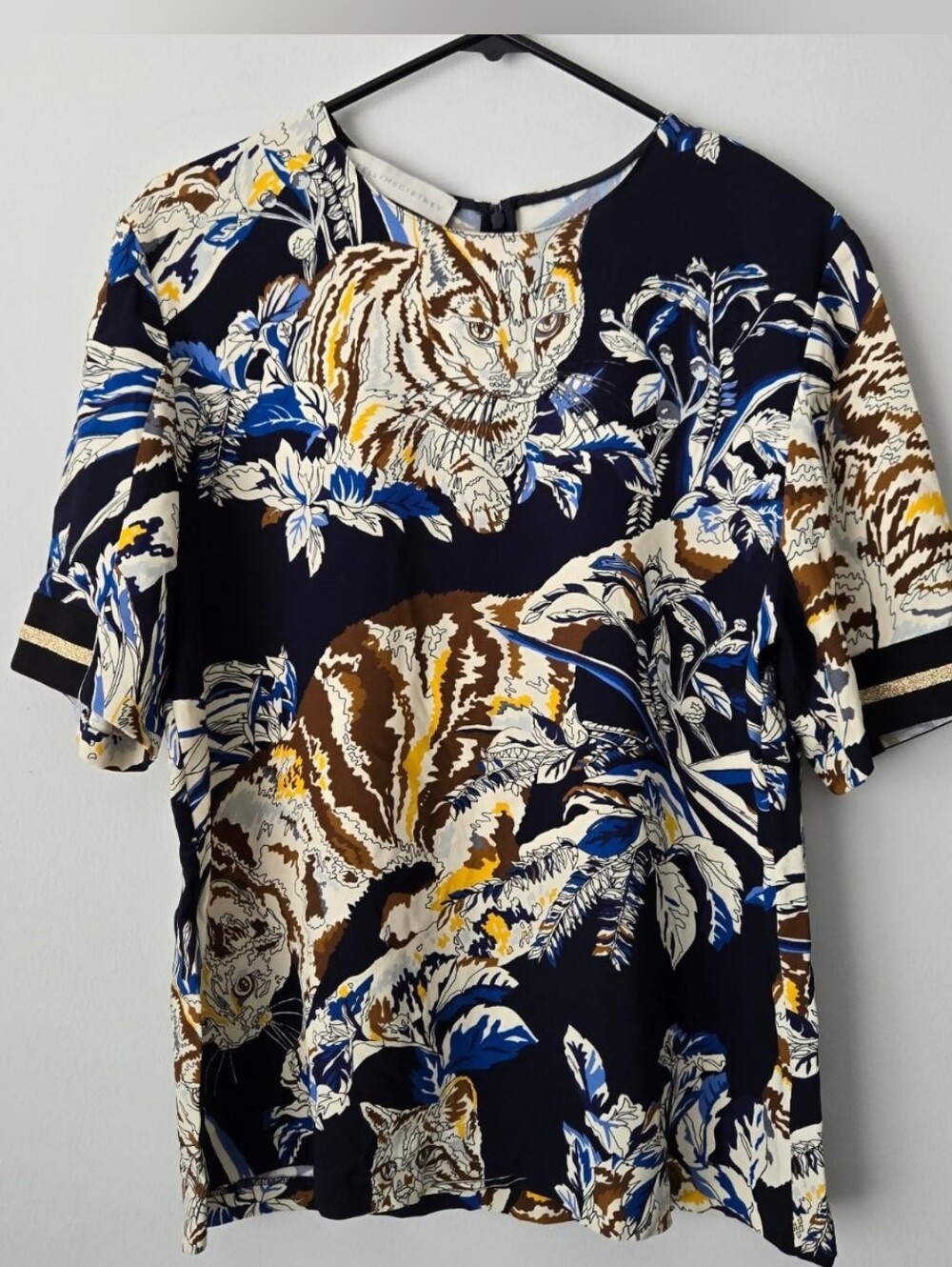 Stella McCartney Cat print top
